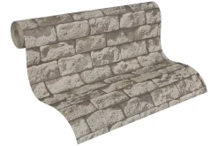 Tapete Steinmauer Vintage beige 95834-2