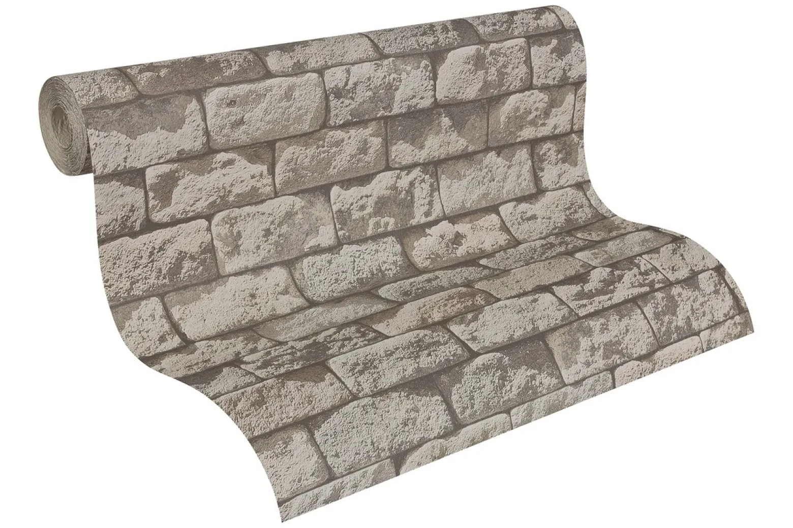 Tapete Steinmauer Vintage beige 95834-2