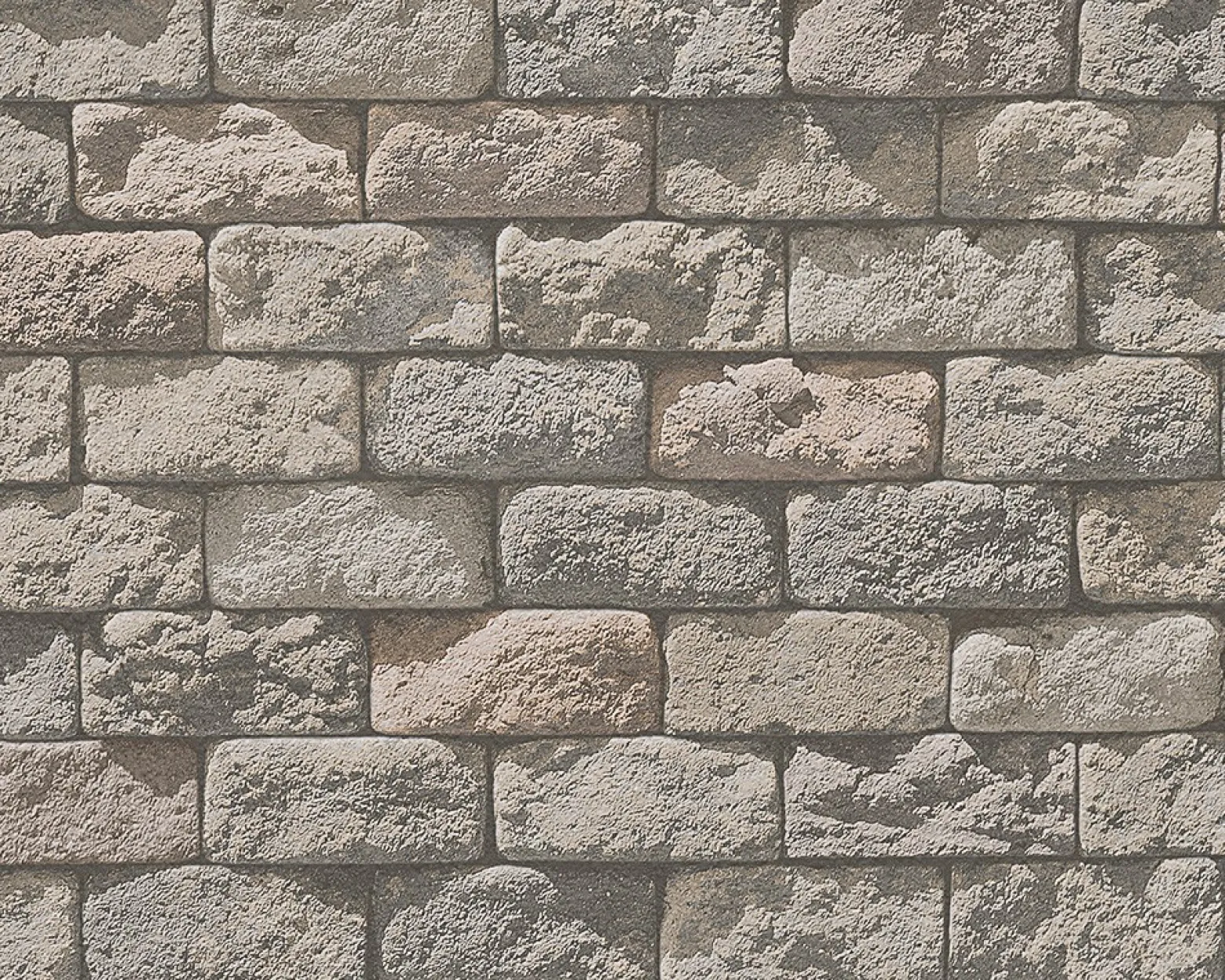 Tapete Steinmauer Vintage beige 95834-2