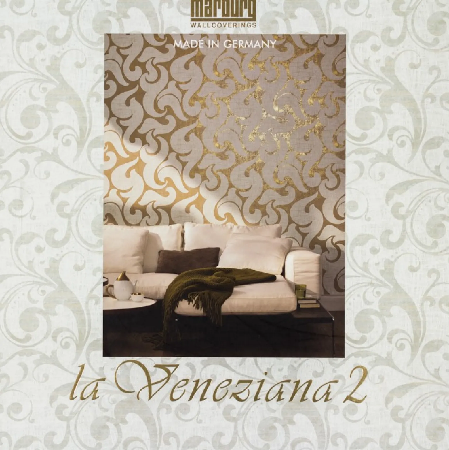 Tapete Streifen gelb Marburg La Veneziana 53146