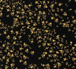 Tapete Versace Home Blumen schwarz gold Metallic 935854