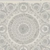 Tapete Versace Home Floral Kacheln grau Metallic 370555