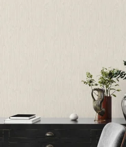 Tapete Versace Home Holzmaserung creme-grau 370521