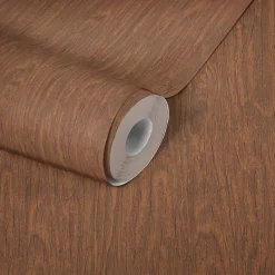 Tapete Versace Home Holz-Maserung rot-braun 370523