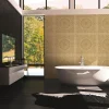 Tapete Versace Home Kacheln beige gold Metallic 370554