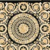 Tapete Versace Home Kacheln schwarz Metallic 370553