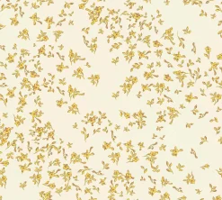 Tapete Versace Home Kleine Blumen creme-weiß 935855