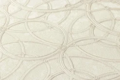 Tapete Versace Home Kreise creme weiß Metallic 370493