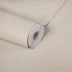 Tapete Versace Home Leinen creme-beige Metallic 96233-3