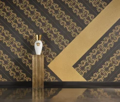 Tapete Versace Home Leinen-Optik gold Metallic 96233-4
