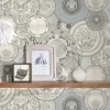Tapete Versace Home Teller silber-weiß Metallic 34901-3