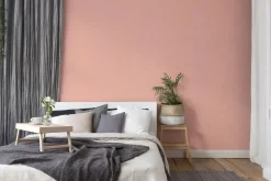 Tapete Versace Home Uni Struktur rosa Metallic 370502