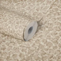Tapete Versace Leoparden-Optik creme beige-grau 34902-1