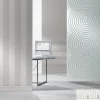 Tapete Vliesüberstreichbar Streifen 3D 9436