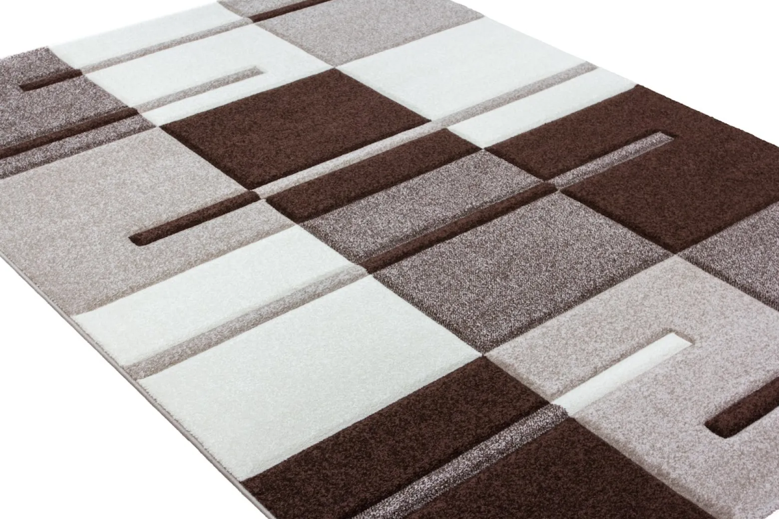 Teppich Barcelona Modern beige braun 120 x 170 cm