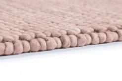 Teppich Flachgewebe Schöner Wohnen einfarbig rosa Poppy