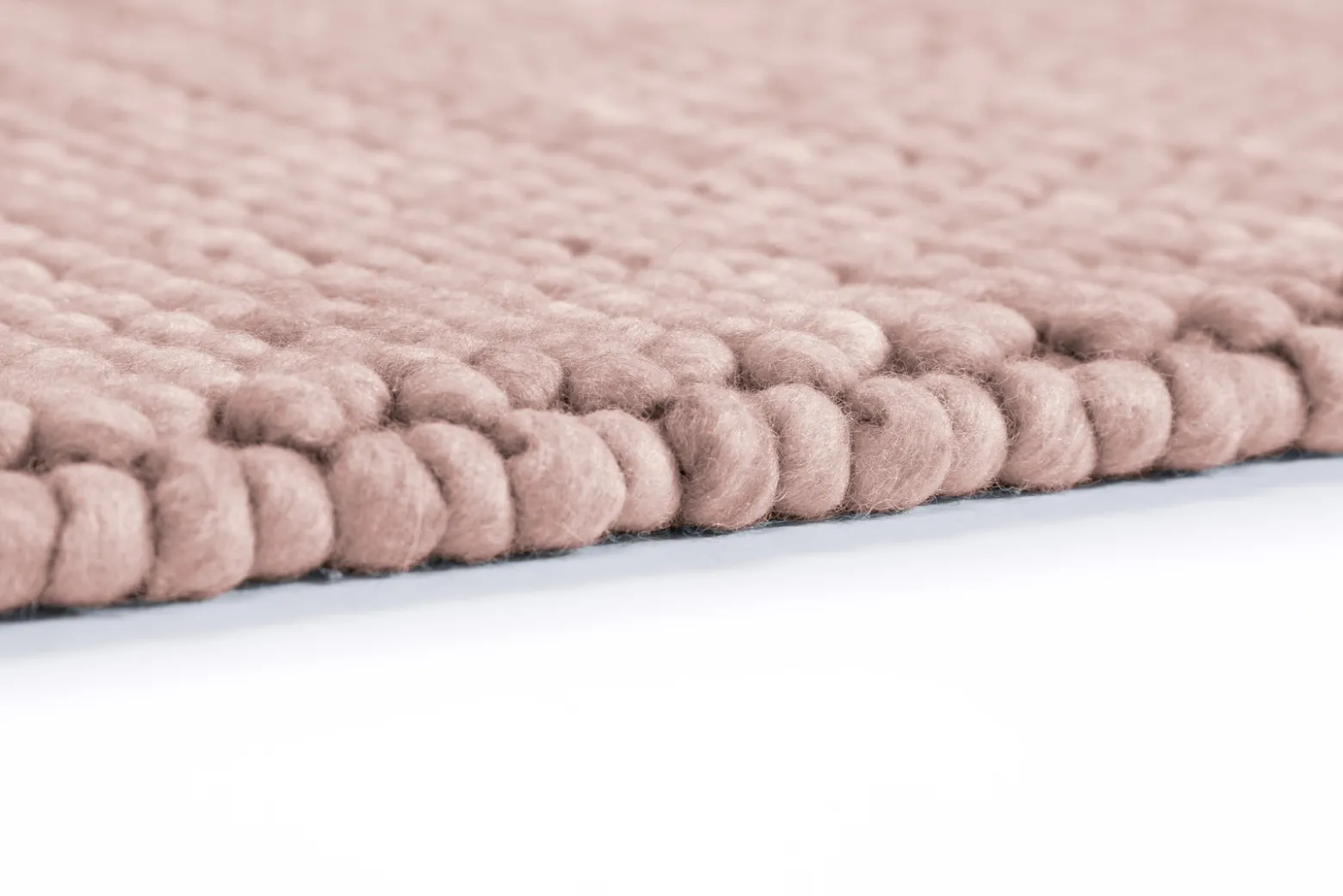 Teppich Flachgewebe Schöner Wohnen einfarbig rosa Poppy