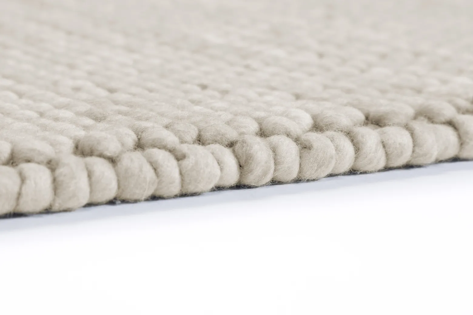 Teppich Flachgewebe Schöner Wohnen einfarbig weiß Poppy