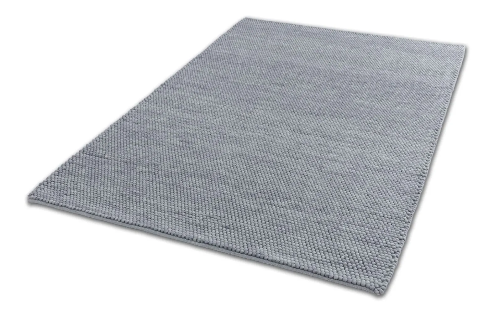 Teppich Flachgewebe Schöner Wohnen einfarbig blau Poppy