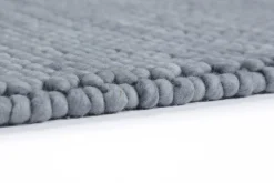 Teppich Flachgewebe Schöner Wohnen einfarbig blau Poppy