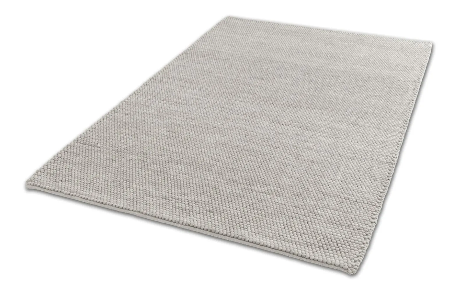 Teppich Flachgewebe Schöner Wohnen einfarbig grau Poppy