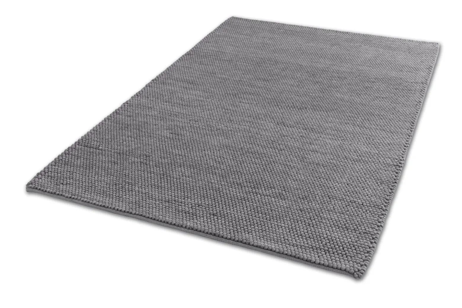 Teppich Flachgewebe Schöner Wohnen uni anthrazit Poppy