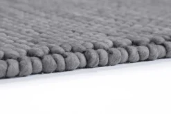 Teppich Flachgewebe Schöner Wohnen uni anthrazit Poppy