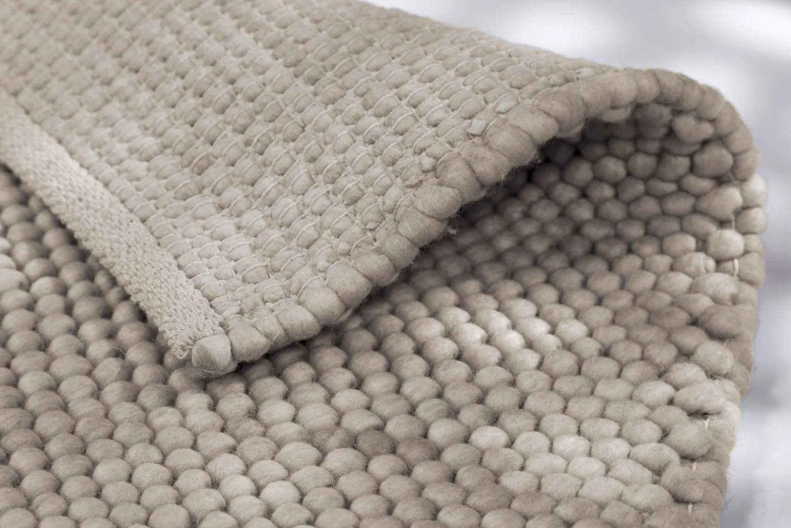 Teppich Flachgewebe Schöner Wohnen uni braun Poppy
