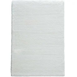 Teppich flauschig einfarbig weiß Hochflor Astra Salerno