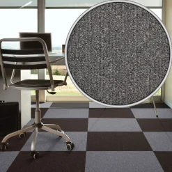 Teppichfliese Diva grau 50x50 cm | Billigerluxus.de