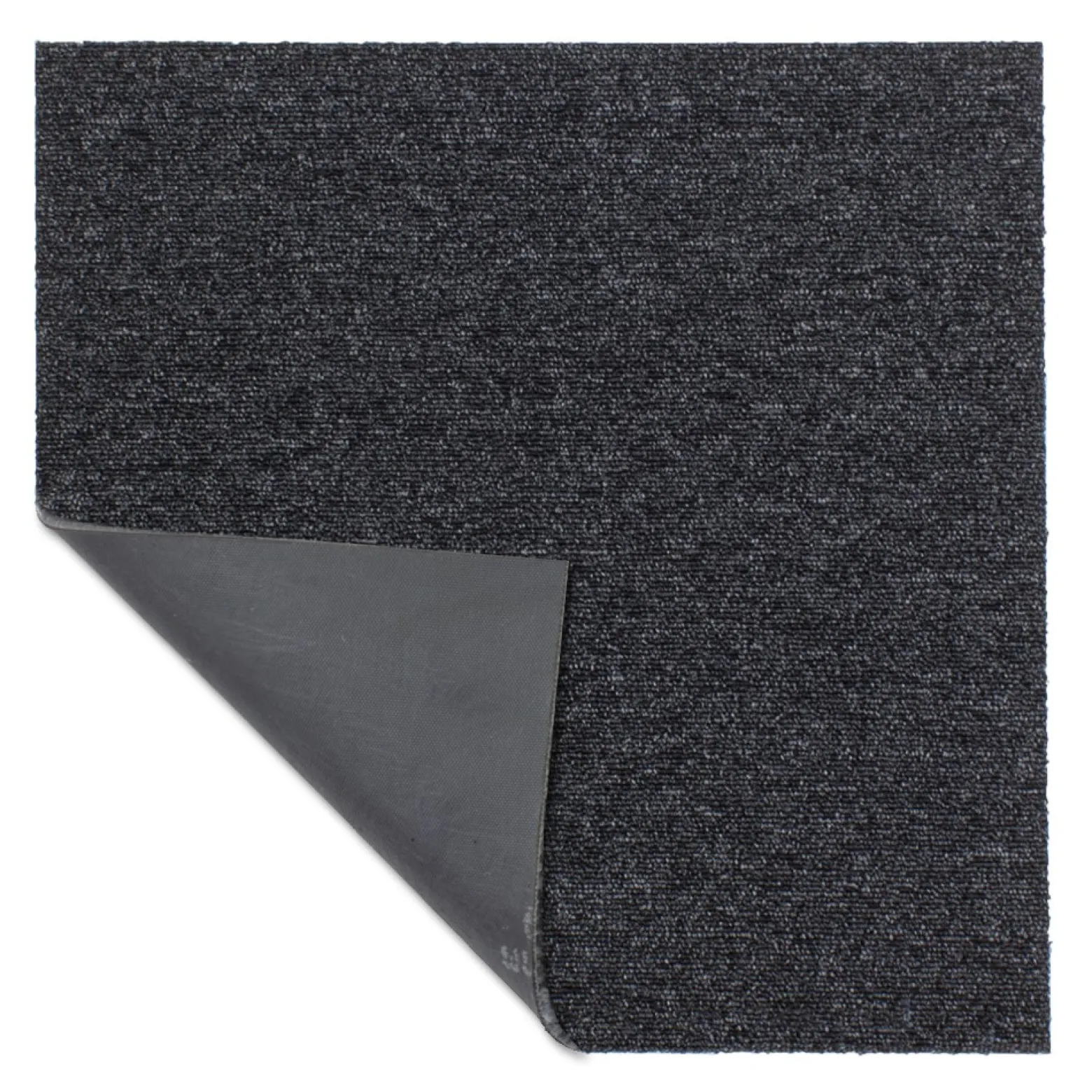 Teppichfliese Diva schwarz 50x50 cm
