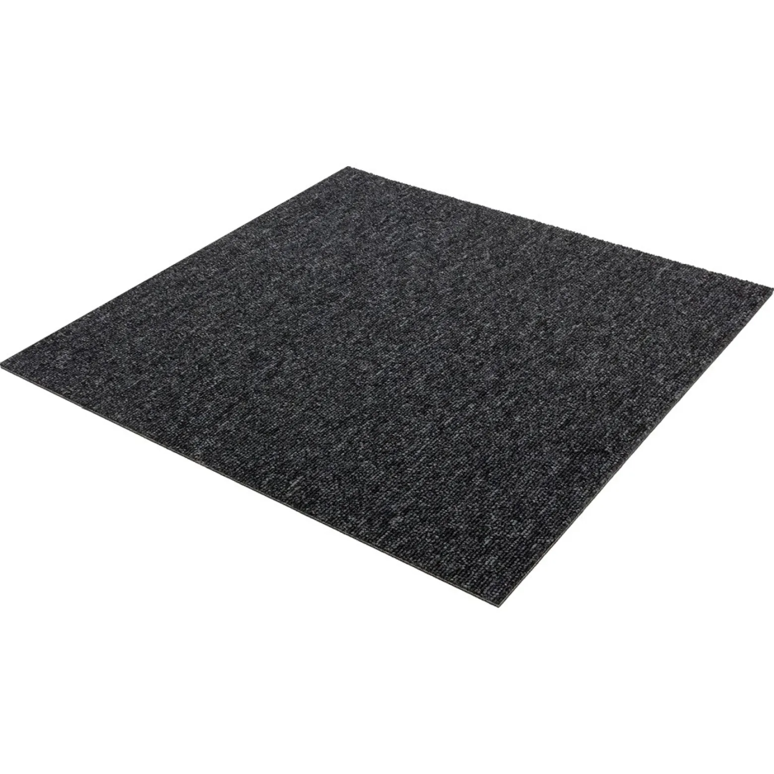 Teppichfliese Diva schwarz 50x50 cm