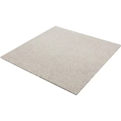 Teppichfliese Velour Teppichplatte Intrigo creme