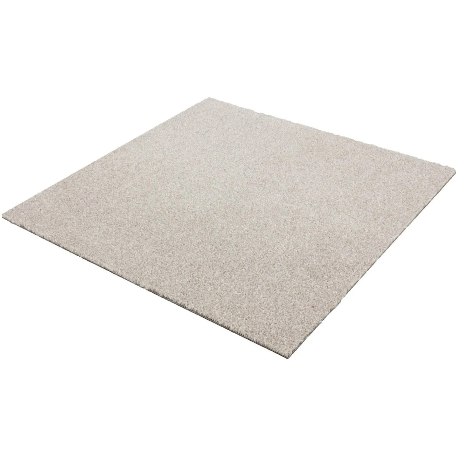 Teppichfliese Velour Teppichplatte Intrigo creme