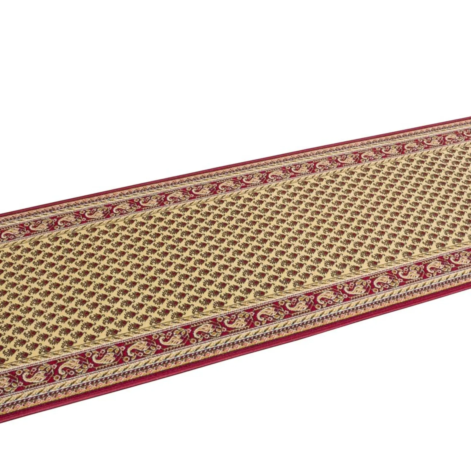 Teppichläufer Inca Orient rot beige 80cm Breite Läufer