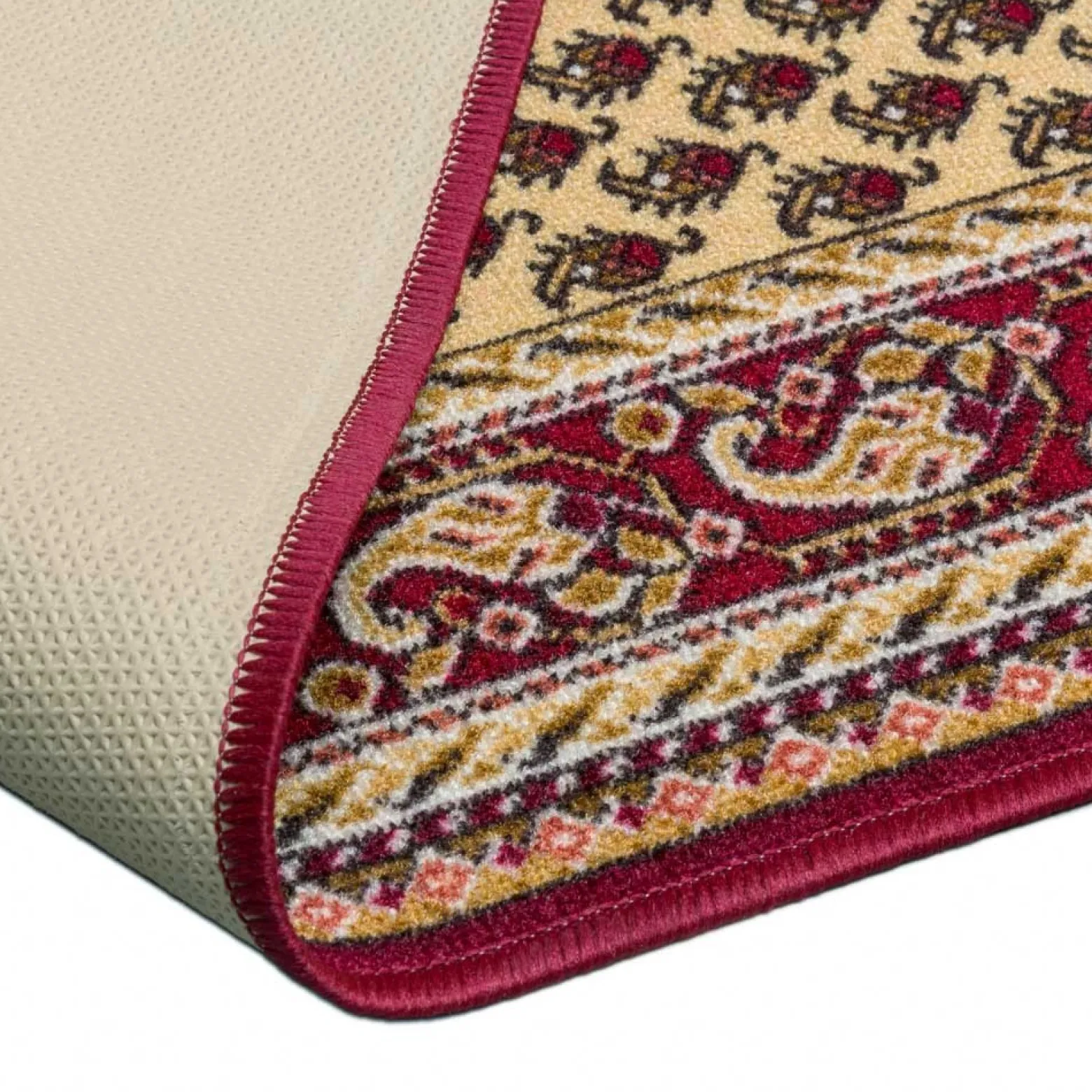 Teppichläufer Inca Orient rot beige 80cm Breite Läufer