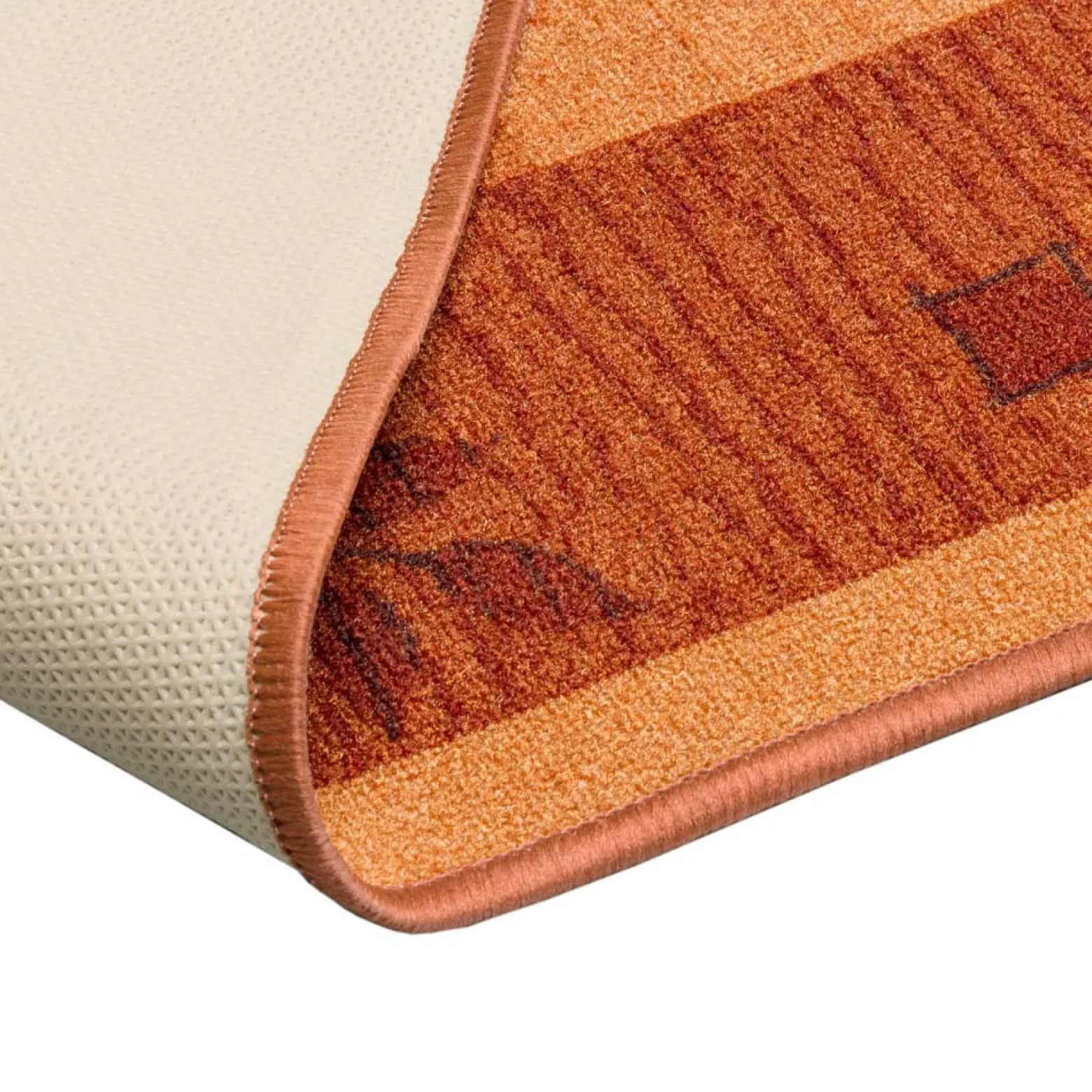 Teppichläufer Läufer Agadir Floral terra 80cm Breite