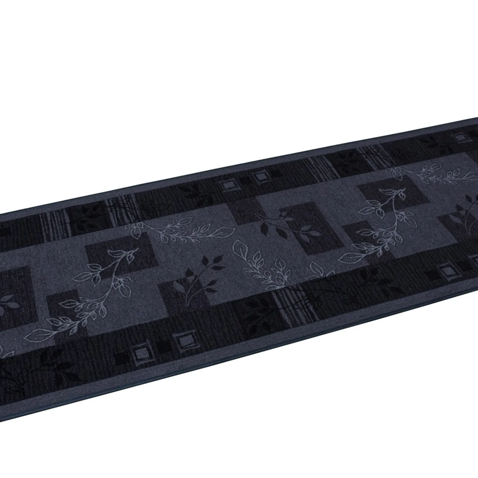 Teppichläufer Läufer Agadir Floral grau 100cm Breite