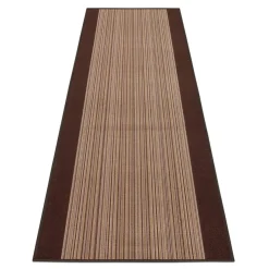 Teppichläufer Läufer Carnaby Streifen braun 67cm Breite