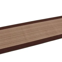 Teppichläufer Läufer Carnaby Streifen braun 67cm Breite