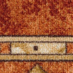 Teppichläufer Läufer Cheops Bordüre orange 80cm Breite