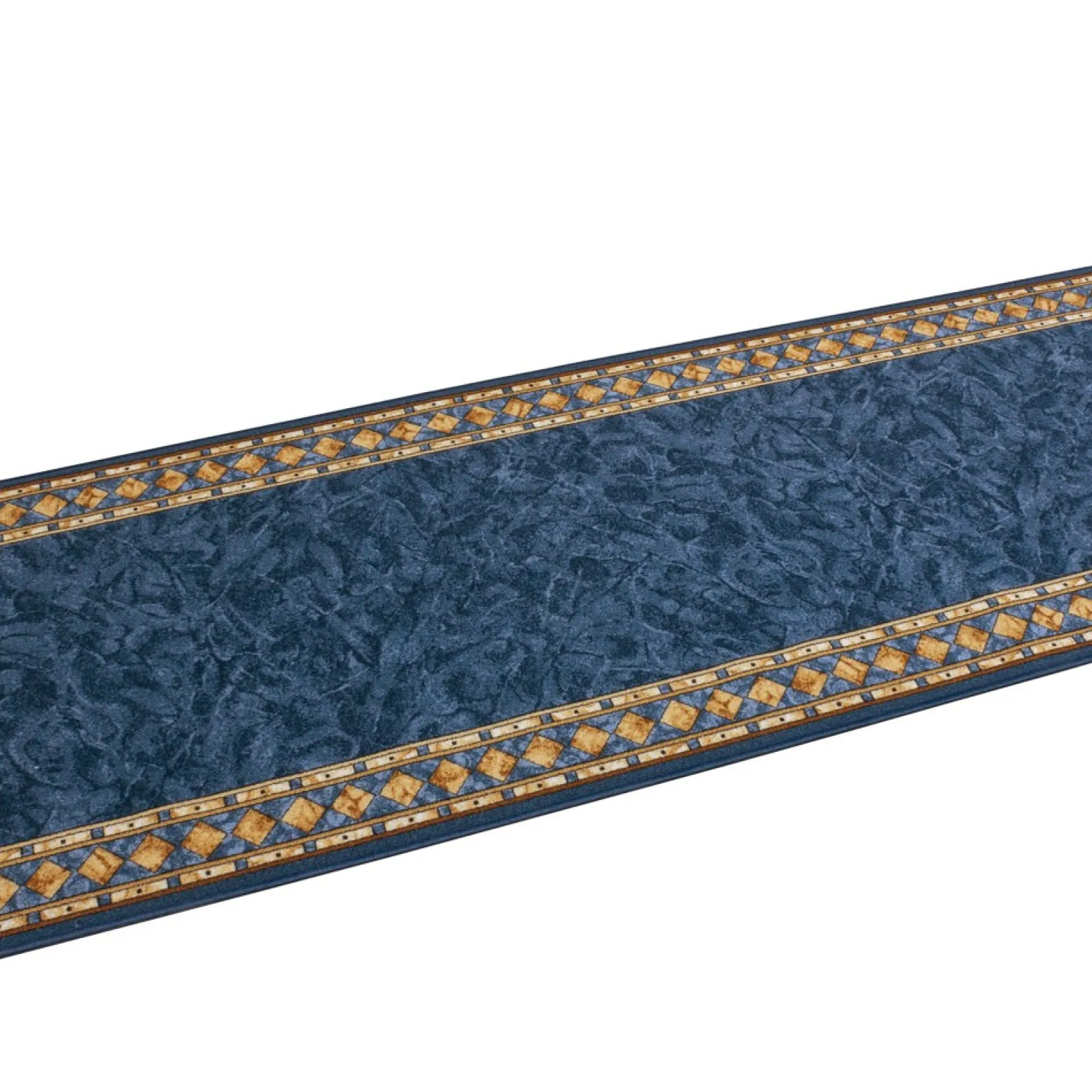 Teppichläufer Läufer Cheops Bordüre blau 67cm Breite