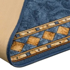 Teppichläufer Läufer Cheops Bordüre blau 67cm Breite