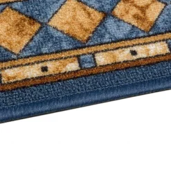 Teppichläufer Läufer Cheops Bordüre blau 67cm Breite