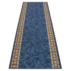 Teppichläufer Läufer Cheops Bordüre blau 67cm Breite