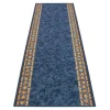 Teppichläufer Läufer Cheops Bordüre blau 100cm Breite