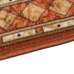 Teppichläufer Läufer Cheops Bordüre orange 67cm Breite