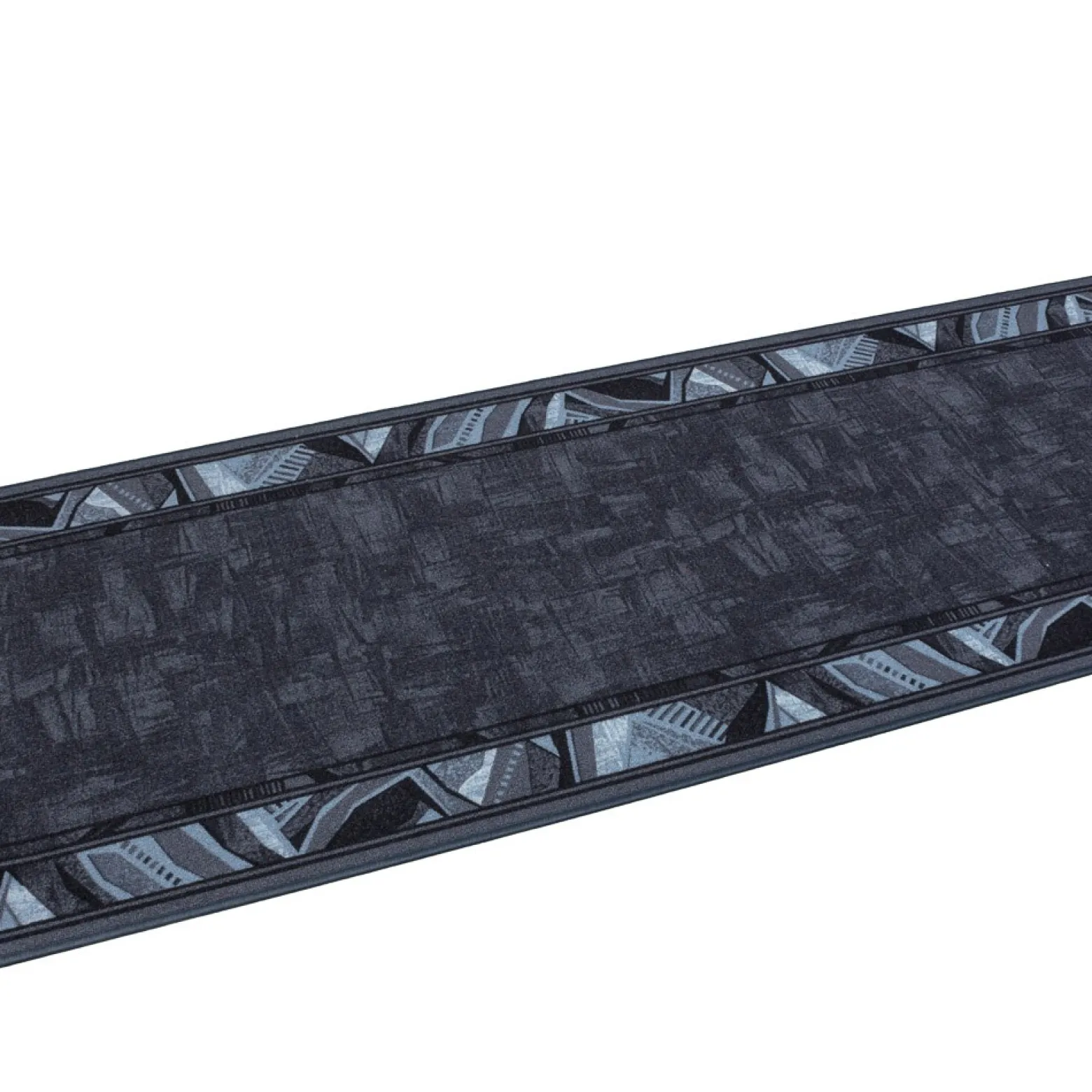 Teppichläufer Läufer Corrido Bordüre grau 67cm Breite