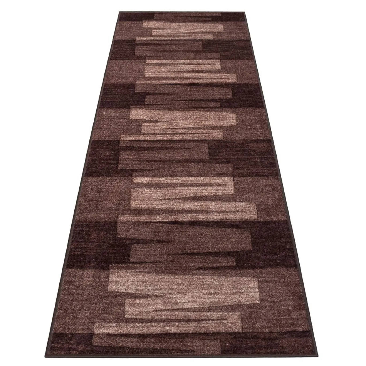 Teppichläufer Läufer Via Veneto Muster braun 100cm Breite