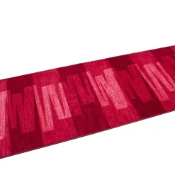 Teppichläufer Läufer Via Veneto Muster rot 100cm Breite